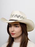 Шляпа STETSON арт. 3198516 WESTERN VENTED TOYO (белый)